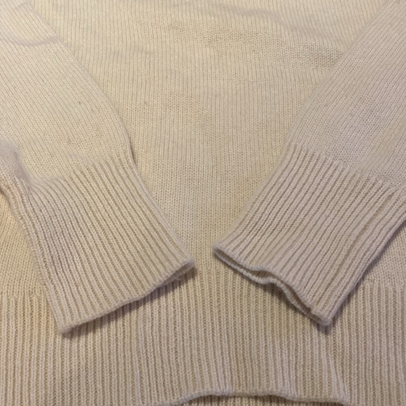 Sundry Merino Wool Cashmere Blend Shoulder  Stripe Oversized Retro Sweater S 4-6 - Picture 7 of 10